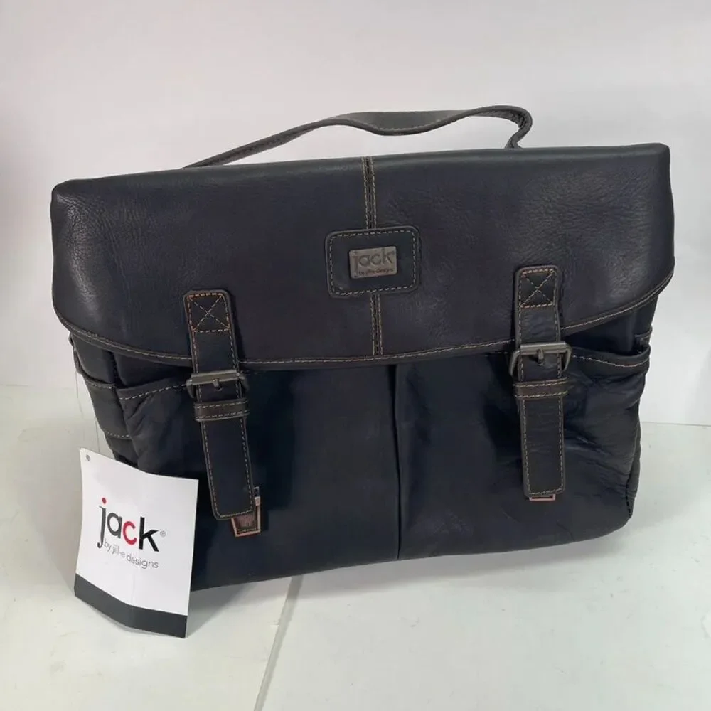 Jack by Jill-e Designs Camera Bag Padded Case Briefcase Style with tags - FLAWED